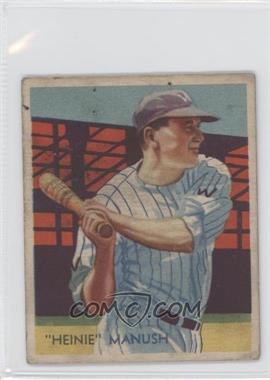 1934-36 National Chicle Diamond Stars - R327 #30.2 - Heinie Manush (Issued in 1935) [Good to VG‑EX]