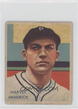 1934-36 National Chicle Diamond Stars - R327 #41 - Harvey Hendrick [Good to VG‑EX]