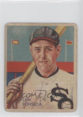 1934-36 National Chicle Diamond Stars - R327 #7.1 - Lew Fonseca (Issued in 1934) [Good to VG‑EX]