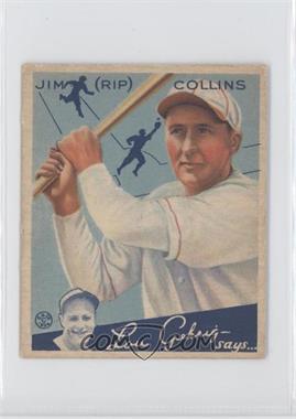 1934 Goudey Big League Chewing Gum - R320 #51 - Rip Collins [Good to VG‑EX]