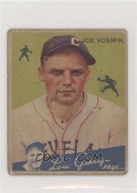 1934 Goudey Big League Chewing Gum - R320 #77 - Joe Vosmik [Poor to Fair]