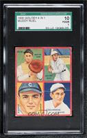 Muddy Ruel, Al Simmons, Mickey Cochrane, Willie Kamm [SGC 10 POOR&nbs…