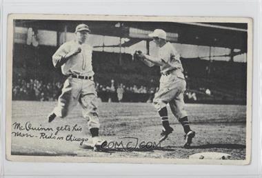 1936 National Chicle - Fine Pen Premiums R313 #_GEMC - McQuinn get his man - Reds vs. Chicago [Good to VG‑EX]