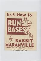 How to Run Bases (Rabbit Maranville)