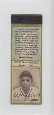 1937 Diamond Matchbooks Portraits - U3-2 #_LEPA.1 - LeRoy Parmelee (Green Borders) [Poor to Fair]