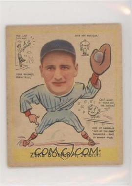 1938 Goudey Big League Chewing Gum - [Base] #276 - Zeke Bonura