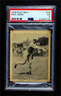 1939 Play Ball - [Base] #19 - Paul Dean [PSA 3 VG]