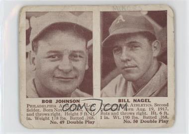 1941 Double Play - R330 #49-50 - Bob Johnson, Bill Nagel