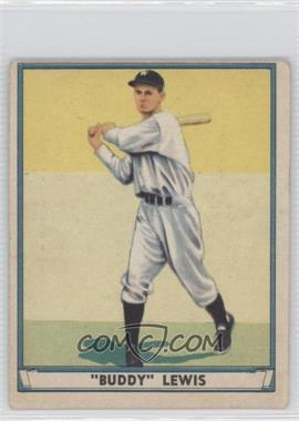 1941 Play Ball - [Base] #47.1 - Buddy Lewis ((C) in Lower Left Back Corner)