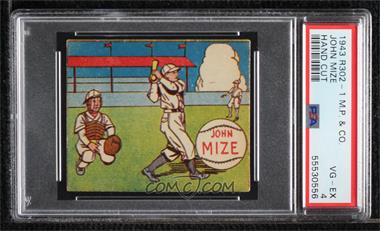 1943 M. P. & Co. - Strip Cards R302-1 #_JOMI - Johnny Mize [PSA 4 VG‑EX]
