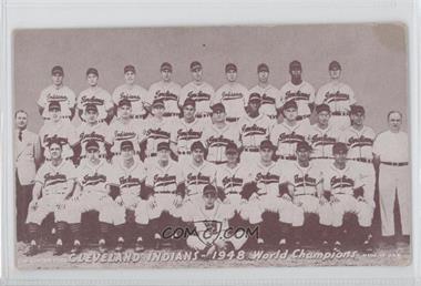 1947-66 Exhibits - W461 #_48CI - 1948 Cleveland Indians Team [Good to VG‑EX]