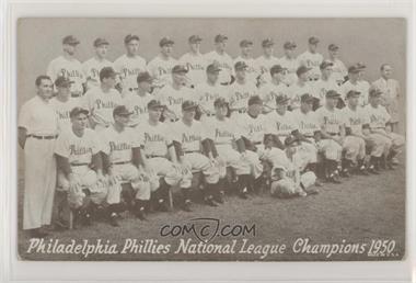 1947-66 Exhibits - W461 #_50PH - 1950 Philadelphia Phillies Team