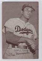 Don Newcombe (Dodgers Logo on Jersey; Shaking Hands)