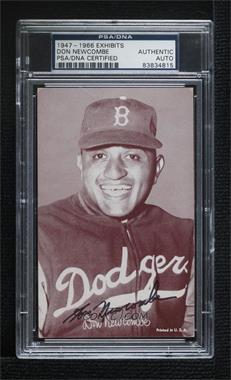 1947-66 Exhibits - W461 #_DONE.3 - Don Newcombe (Dodgers logo on jacket) [PSA/DNA Encased]