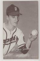 Warren Spahn (Boston Cap; MADE IN U.S.A.)