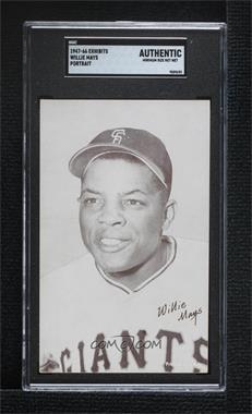 1947-66 Exhibits - W461 #_WIMA.2 - Willie Mays (San Francisco Giants) [SGC Authentic MinSize Not Met]