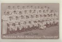 1950 Philadelphia Phillies Team [Poor to Fair]
