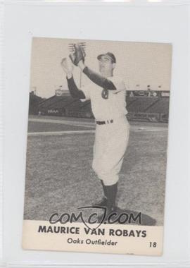 1947 Remar Baking Oakland Oaks - [Base] #18 - Maurice Van Robays