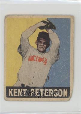 1948-49 Leaf - [Base] #42.1 - Kent Peterson (black cap) [COMC RCR Poor]