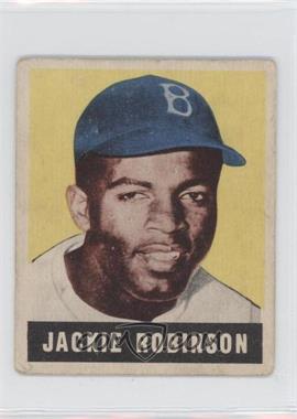 1948-49 Leaf - [Base] #79 - Jackie Robinson [Good to VG‑EX]