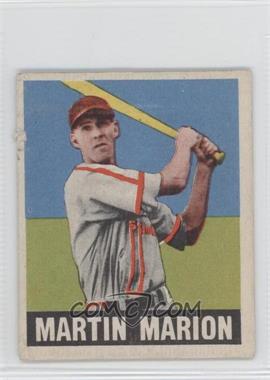 1948-49 Leaf - [Base] #97 - Marty Marion [Good to VG‑EX]