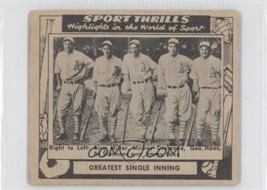 1948 Swell Sport Thrills - [Base] #1 - Bing Miller, Mickey Cochrane, Al Simmons, Jimmie Foxx, Mule Haas [Good to VG‑EX]