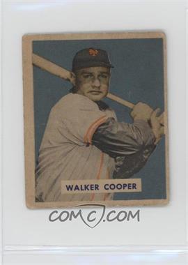 1949 Bowman - [Base] - Gray Back #117 - Walker Cooper [Poor to Fair]