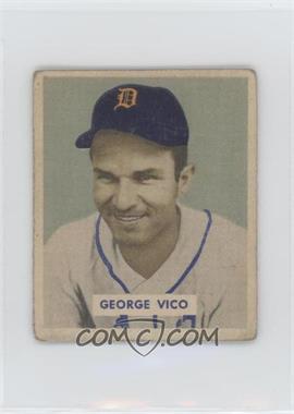 1949 Bowman - [Base] - Gray Back #122 - George Vico