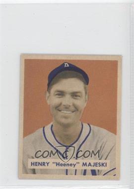 1949 Bowman - [Base] - Gray Back #127.1 - Henry "Heeney" Majeski (Name in Script on Back)