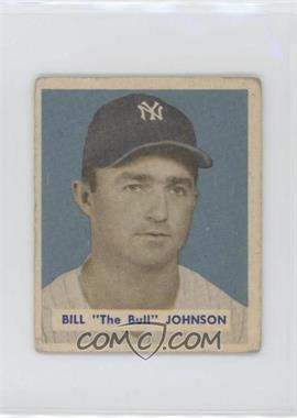 1949 Bowman - [Base] - Gray Back #129 - Billy Johnson