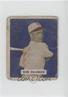 Bob Dillinger (Name in Script on Back) [COMC RCR Poor]