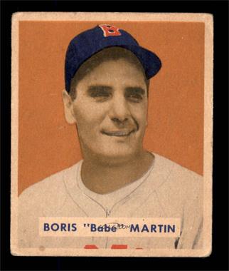 1949 Bowman - [Base] - Gray Back #167 - Babe Martin [GOOD]