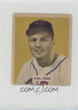 1949 Bowman - [Base] - Gray Back #182 - Hal Peck [Good to VG‑EX]