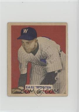 1949 Bowman - [Base] - Gray Back #189 - Earl Wooten [Good to VG‑EX]