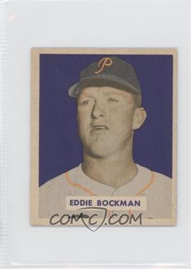 1949 Bowman - [Base] - Gray Back #195 - Eddie Bockman