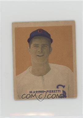 1949 Bowman - [Base] - Gray Back #217 - Marino Pieretti