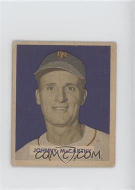 1949 Bowman - [Base] - Gray Back #220 - Johnny McCarthy [Good to VG‑EX]