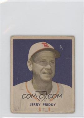 1949 Bowman - [Base] - Gray Back #4.2 - Jerry Priddy (Name on Front) [Good to VG‑EX]