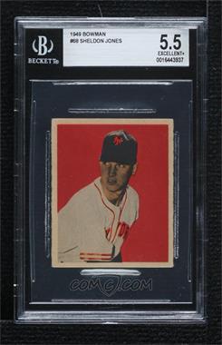 1949 Bowman - [Base] - Gray Back #68 - Sheldon Jones [BGS 5.5 EXCELLENT+]