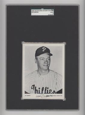 1950-70 Spalding Advisory Staff Photos - [Base] #_JIBU - Jim Bunning [SGC 50 VG/EX 4]