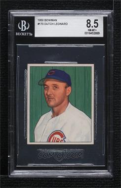 1950 Bowman - [Base] #170 - Dutch Leonard [BGS 8.5 NM‑MT+]