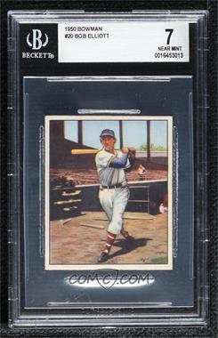 1950 Bowman - [Base] #20 - Bob Elliott [BGS 7 NEAR MINT]