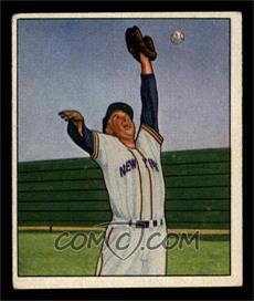 1950 Bowman - [Base] #82 - Whitey Lockman (Named Carroll on Card) [VG EX]