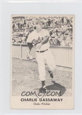 1950 Remar Baking Oakland Oaks - [Base] #_CHGA - Charlie Gassaway (Called Harry on Card)