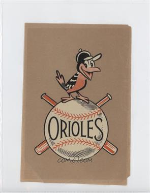1950s Traco Baseball Team Logo Transparencies - [Base] #_BAOR - Baltimore Orioles