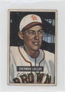 1951 Bowman - [Base] #100 - Sherm Lollar [Good to VG‑EX]