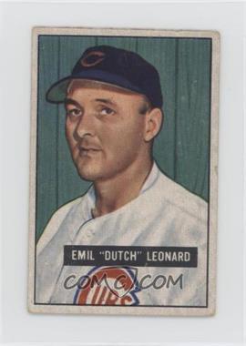 1951 Bowman - [Base] #102 - Dutch Leonard