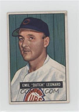 1951 Bowman - [Base] #102 - Dutch Leonard