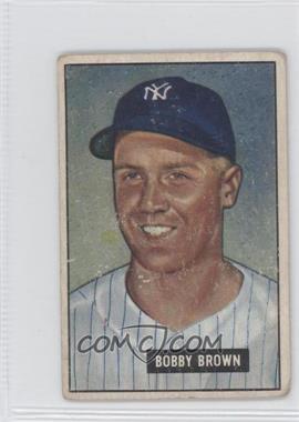 1951 Bowman - [Base] #110 - Bobby Brown [Good to VG‑EX]