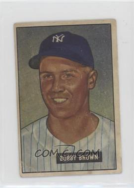 1951 Bowman - [Base] #110 - Bobby Brown [Good to VG‑EX]